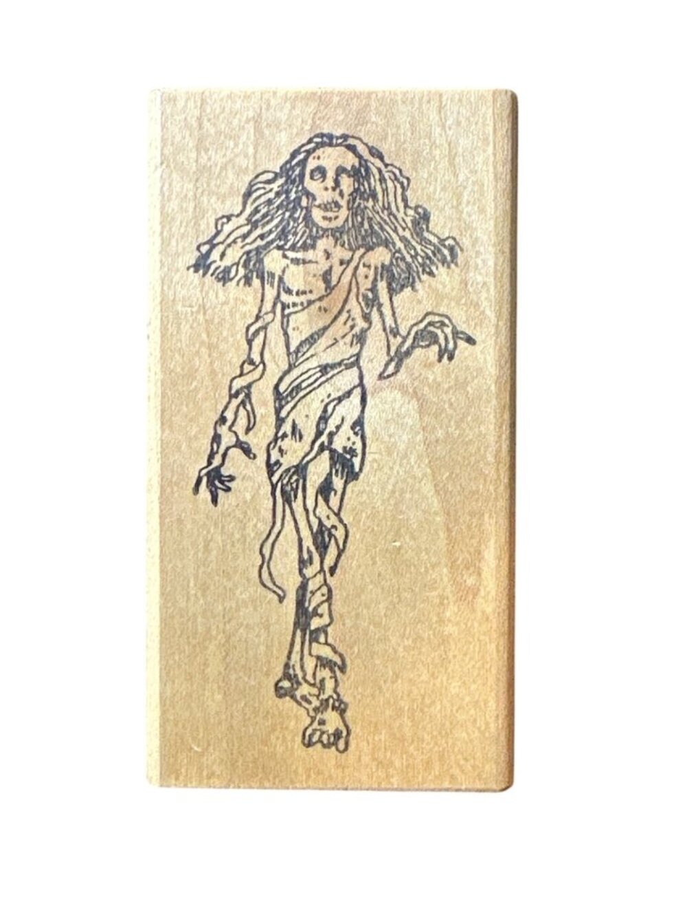 Rubbernecker Stamp Co Walking Zombie Rubber Stamp